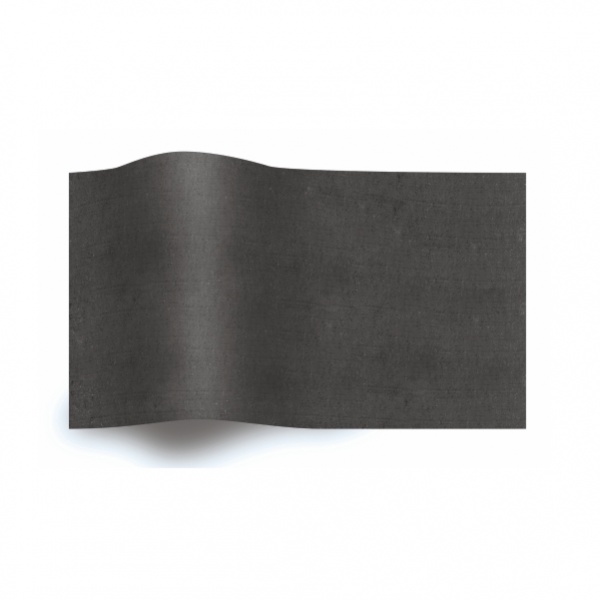 Folha de papel de seda preto